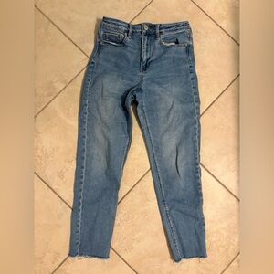 American Eagle Light Blue Fitted Jeans